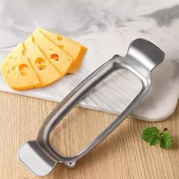 Нержавеющая сталь слайсер для сыра, проволочный слайсер для масла для блочного сыра, эффективная нарезка сыра, лопаточка для тортов, фруктов, кухни, дома, подарок