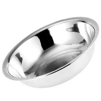 Нержавеющая сталь таз большой миска для смешивания дуршлаг кастрюли тарелка металлические миски новорожденный ребенок