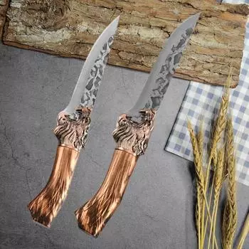 Нержавеющая сталь Тесак для мяса Рыбные ножи Нож для обвалки Нож для пилинга Кухонные ножи шеф-повара Кованые кухонные аксессуары ручной работы Инструмент 1