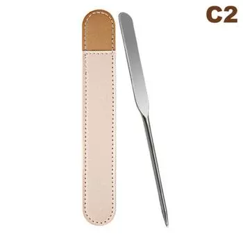 Нержавеющая сталь, тональная основа, маска, ложка для крема вокруг глаз, многофункциональный скребок для лица, металлический набор инструментов для красоты и ухода за кожей, 1 предмет, 06 C2