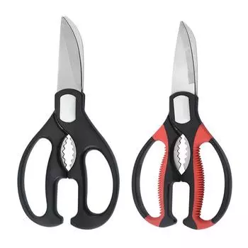 Нержавеющая сталь TPR ручка бытовой инструмент для резки барбекю мульти кухонные аксессуары овощи кости куриные ножницы чёрный