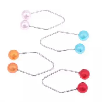 Нержавеющая сталь тренажер для ямочек, инструменты для красоты лица, жемчужный тренажер для мышц лица, ямочки на щеках для красивой улыбки красный