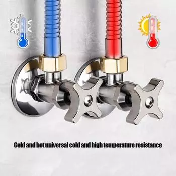 Нержавеющая сталь угловой клапан резьбовой водонагреватель клапан высококачественный треугольный клапан кухня