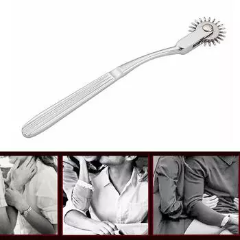 Нержавеющая сталь вертушка игольчатое колесо ролик покорный фетиш секс взрослые секс игрушки сосок клитор БДСМ игрушка для игр 2