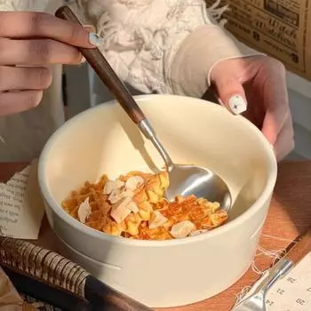 Нержавеющая сталь вилка ложка детская посуда BPA бесплатно ABS ручка столовые приборы для дома A