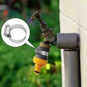 Нержавеющая сталь винтовой хомут шланга регулируемый автомобильный хомут для топливной трубы червячный редуктор плоскогубцы инструменты кран водопроводные трубы крепеж 10PCS 10-16mm