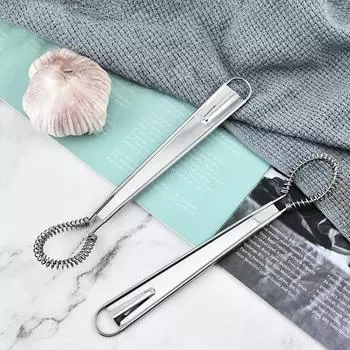 Нержавеющая сталь Яичный венчик для взбивания яиц Пружинный ручной миксер Ложка для яичного соуса Медовый крем для перемешивания Кухонный гаджет Пружинный венчик для взбивания яиц