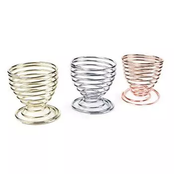 Нержавеющая сталь Яйцеварка Подставка для яиц Настольная чашка Кухонные принадлежности Завтрак Паровая подставка Форма для яиц-пашот серебряный