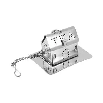 Нержавеющая сталь заварник для листового чая с шариковым ситечком фильтр-диффузор травяной домик для специй