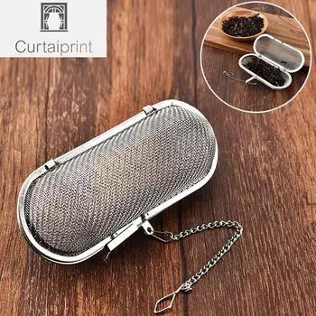 Нержавеющая сталь заварочный фильтр для чая многоразовый ситечко для чая с тонкой сеткой заварочный фильтр для кофе и трав специи кухонные аксессуары