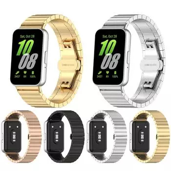 Нержавеющие ремешки для часов Fit 3, сменные ремешки с быстросъемным ремешком, браслеты с защитой от пота, пояс серебряный