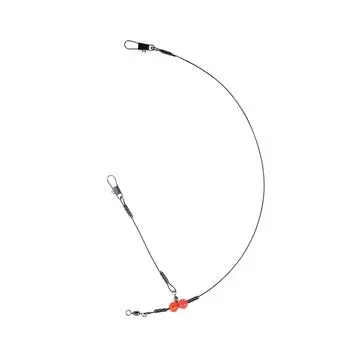 Нержавеющие рыболовные оснастки Поводковая леска с вертлюжками Застежка Поводковый материал для крючков Рыболовный аксессуар для морской рыбалки