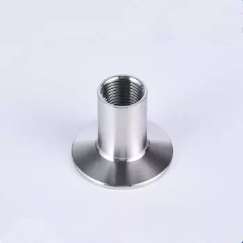 Нержавеющий 1/2 BSPT Female X 1,5 дюймовый трехзажимной санитарный адаптер SS304 1/2