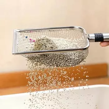 Нержавеющий кошачий туалет для кошек стальной совок для котят домашних животных щенков мгновенная очистка Petkit инструмент прочные принадлежности вещи продукты лопата 2.0x2.0mm