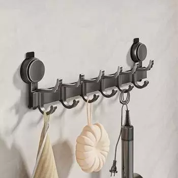 Нержавеющий крючок для одежды на задней двери, съемный подвесной держатель для ключей, вешалка для полотенец в ванной, кухня 5 Hooks