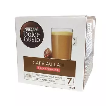 Nescafe Dolce Gusto Cafe Au Lait без кофеина 16 капсул