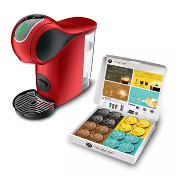 Nescafe Dolce Gusto Genio S Capsule Variety Set Красный Металл [Кофеварка] (Тип капсулыЭкстракция одной чашки за разАутентичное экстрагирование под высоким давлением)