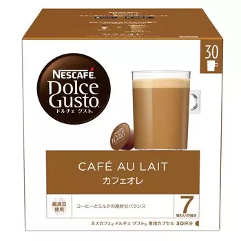 Nescafe Dolce Gusto Эксклюзивная капсульная кружка Cafe au Lait 30P, коробка, размер,