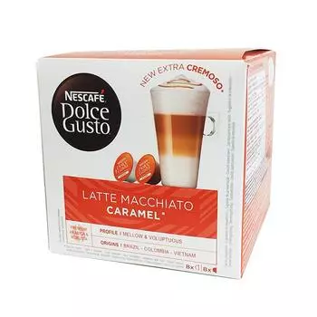 Nescafe Dolce Gusto Латте Маккиато Карамель 16 капсул