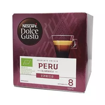 Nescafe Dolce Gusto Перу Кахамарка Эспрессо 12 капсул