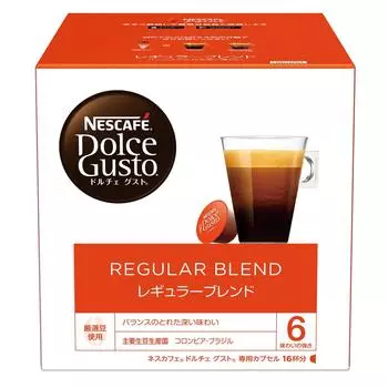 Nescafe Dolce Gusto Special Capsule Regular Blend Regular Black Pod 16P, Box, Coffee, Coffee,