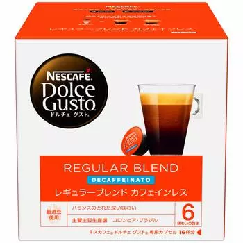 Nescafe Dolce Gusto Special Capsule Regular Blend Decaffeinated 16P x 1 Box [Regular Coffee]