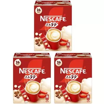 Nescafe Fluffy Latte 26P x 3 коробки [Кофе в стиках] [Кофе латте] [Я] [Индивидуальная упаковка]