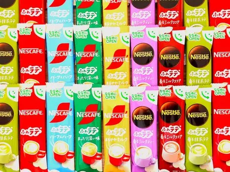 Nescafe Fluffy Latte, большой ассортимент, 7 видов, всего 172 бутылки, набор для коммерческого использования, различные мероприятия, в наличии, возможна ускоренная доставка