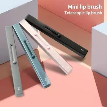 Нескладывающаяся телескопическая кисть для макияжа, прочная женская модная палочка для губной помады розовый