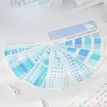 Несколько форм студенческих липких заметок креативный дизайн минимализм однотонный блокнот для записей DIY декор скрапбукинг журнал наклейка