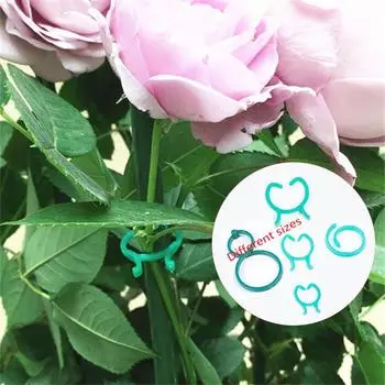 Несколько садовых фиксированных зажимов, вьющиеся лозы, цветочные круги, пластиковые пряжки, 8-образные пряжки для садовых растений 12pcs-8-shaped buckle