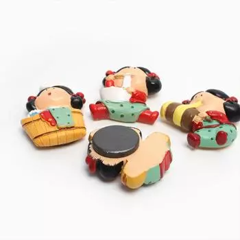 Несколько стилей на выбор. Креативные наклейки на холодильник. Милый дизайн персонажей. Персонализированное магнитное украшение для кухни.