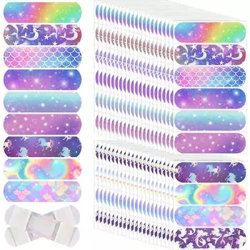 Несколько стилей PE водонепроницаемый дышащий мультяшный пластырь для детей милый мультяшный липкий цветной эластичный пластырь 10pcs