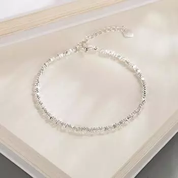 Несколько таэлей из сломанного серебра, сломанный серебряный браслет на щиколотку женский креативный летний новый модный универсальный изысканный простой повседневный