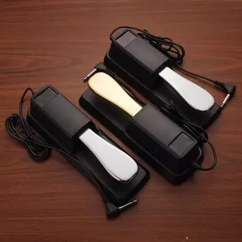 Нескользящая электропианино клавиатура металлическая педаль музыкальные инструменты аксессуары для Yamaha Roland серебряный