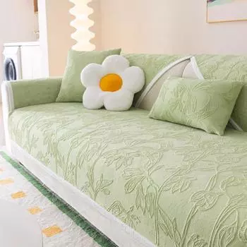 Нескользящая диванная подушка Four Seasons, легкая подушка, роскошь и простота, нескользящий чехол из молочного волокна, плюшевое полотенце 70X70