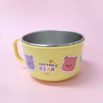 Нескользящая хлопчатобумажная тряпка Leburn Cotton Bear из нержавеющей стали, разные цвета, 1 шт., Популярные корейские товары для родителей