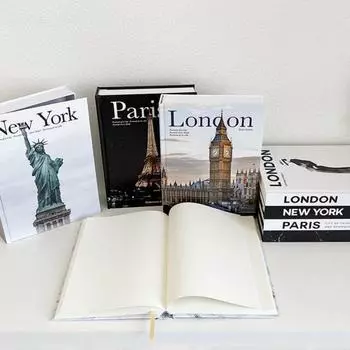 Нескользящая имитация книги, модель города, дорожная обложка, красивый журнальный столик, имитация орнамента