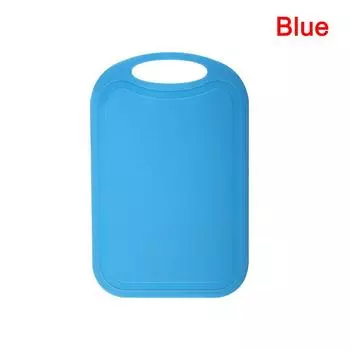 Нескользящая мини-кухонная разделочная доска для мяса, фруктов и овощей, пищевой блок синий