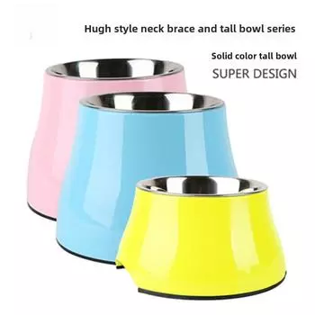 Нескользящая миска из нержавеющей стали для домашних животных — идеально подходит для собак и кошек, бесплатная доставка включена 8 Random Colors