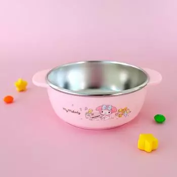 Нескользящая мягкая музыка из нержавеющей стали Lilpang My Melody, смешанные цвета, 1 шт., популярные корейские товары для родителей
