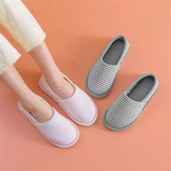 Нескользящая мягкая подошва на плоской подошве, удобная послеродовая домашняя обувь для беременных женщин и пожилых людей 36-37 серый
