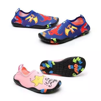 Нескользящая обувь для плавания босиком для детей, быстросохнущая обувь для воды для мальчиков и девочек 2–9 лет 27-28