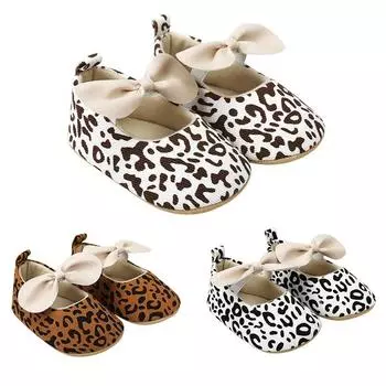 Нескользящая обувь на плоской подошве для младенцев, повседневная обувь с бантом 13