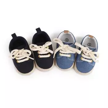 Нескользящая обувь на плоской подошве для младенцев, повседневная мягкая и удобная обувь для первых ходунков 12