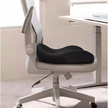 Нескользящая ортопедическая подушка простаты из пены с эффектом памяти для копчика, ишиаса, облегчение боли, удобное кресло, автокресло чёрный