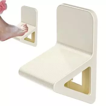 Нескользящая педаль для ванной комнаты, не требующая пробивки, подставка для ног для душа, подставка для ног для унитаза, пьедестал для пожилых людей бежевый