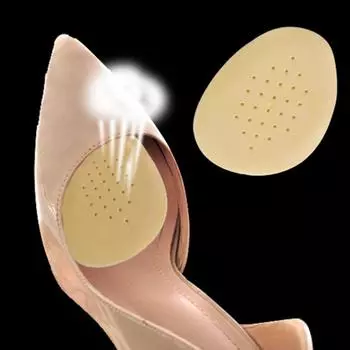 Нескользящая передняя подставка для рук для женщин, сандалии, высокие каблуки, нескользящие стельки для женской обуви, вставные клейкие противоскользящие наклейки бежевый