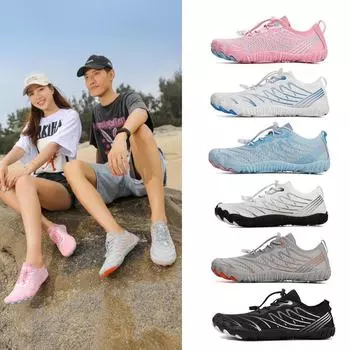 Нескользящая пляжная и уличная обувь для пар: Идеально подходит для рыбалки, йоги, скалолазания и езды на велосипеде. 43 чёрный