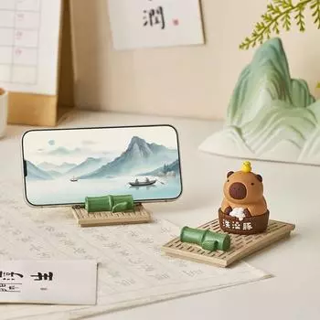 Нескользящая подставка для телефона Capybara, украшение, модель Capybara, игрушка, держатель для телефона Capybara, офисный декор Style G